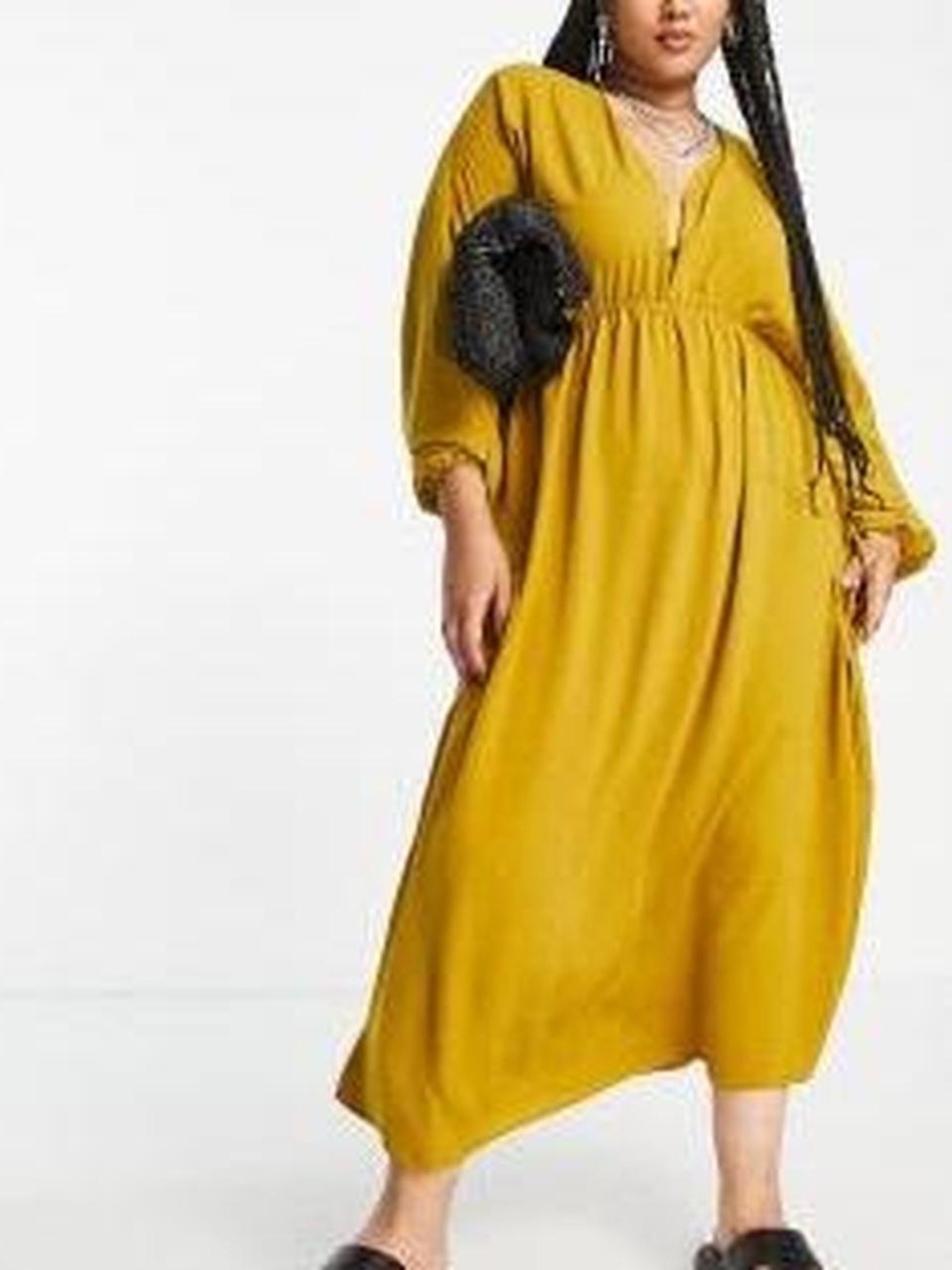 ASOS Curve Bat Wing Midi Dress NWT